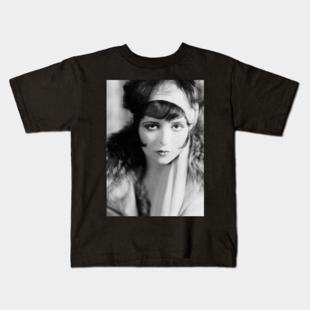 Clara Bow Kids T-Shirt by SILENT SIRENS